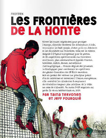 "Les Frontières de la honte", un reportage de La Revue Dessinée sur les migrants en consultation libre.