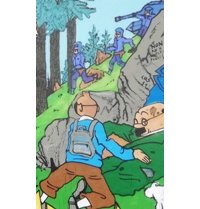 Tintin et les forces de l'ordre
